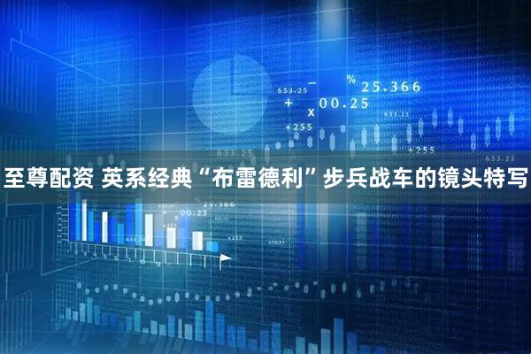 至尊配资 英系经典“布雷德利”步兵战车的镜头特写