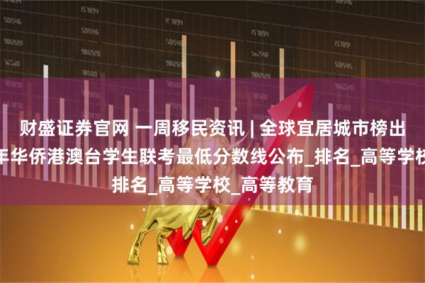 财盛证券官网 一周移民资讯 | 全球宜居城市榜出炉，2025年华侨港澳台学生联考最低分数线公布_排名_高等学校_高等教育